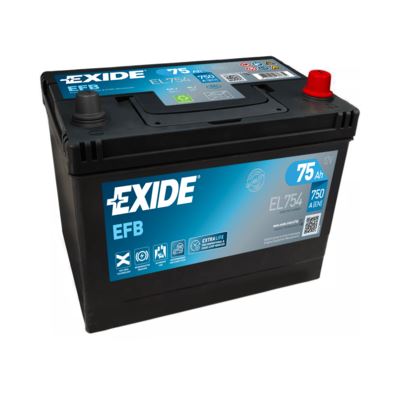 EXIDE Autobatérie Štart-Stop EFB 12V 75Ah 750A, 270x173x222mm