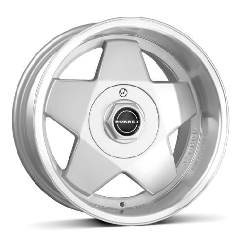 Alu disk Borbet A 7x15, 4x100, 64.0, ET25 silver polished