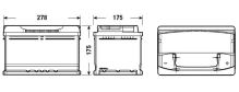 Autobaterie PREMIUM 12V 72Ah 720A, 278x175x175mm (1)
