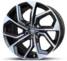 Alu disk Platin P97 Black 7,5 x18 5x112 ET45 čierny leštený