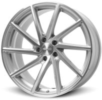 Alu disk Brock B37 8.5x19, 5x112, 66.6, ET25 Kristallsilber Voll-Poliert (KSVP)