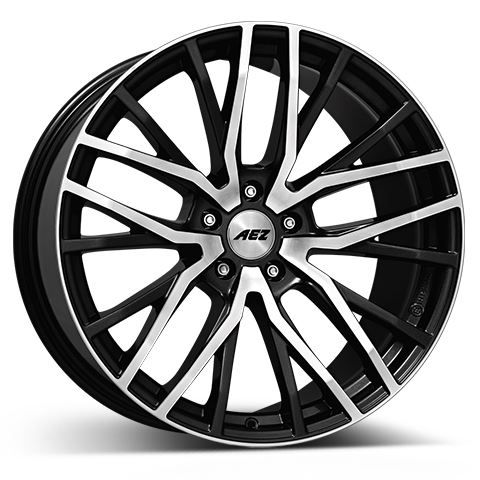 Alu disk AEZ Panama dark 10.5x20, 5x130, 71.6, ET64 Gunmetal/polished