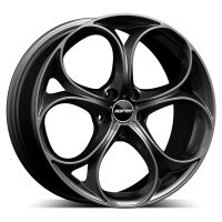 Alu disk GMP Drake 8x18, 5x110, 65.1, ET33 Glossy Antracite Dark