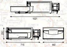 Vstavaná kompresorová chladnička Indel B TB36AM 12/24V, 36litra, termostat (3)