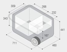 Prenosná kompresorová autochladnička Vitrifrigo VFP40 12/24/230V 40 litrov (4)