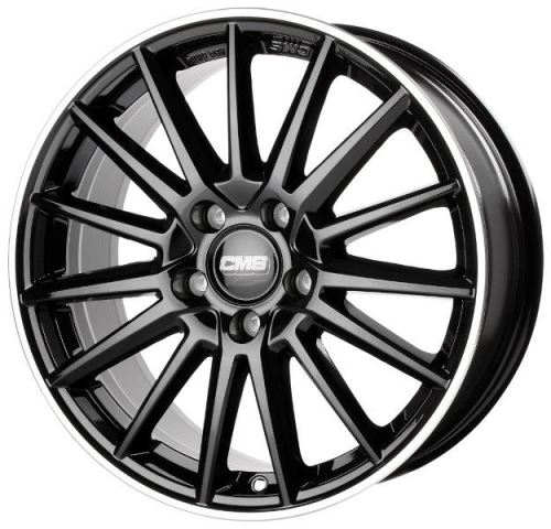 Alu disk CMS C23 8x18, 5x108, 65.1, ET48 Diamond Rim Black Gloss