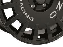 Alu disk OZ SPORT RALLY RACING 8x18, 5x114,3, 75, ET45 GLOSS BLACK SILVER LETTERING (3)