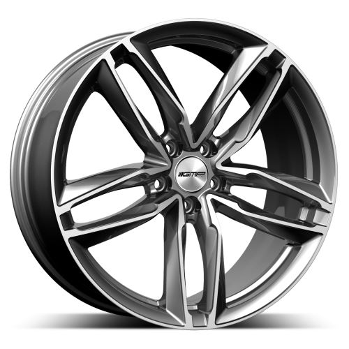 Alu disk GMP Atom 9x21, 5x112, 66.5, ET26 Anthracite Diamond