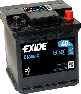 EXIDE Autobaterie CLASSIC 12V 40Ah 320A, 175x175x190mm
