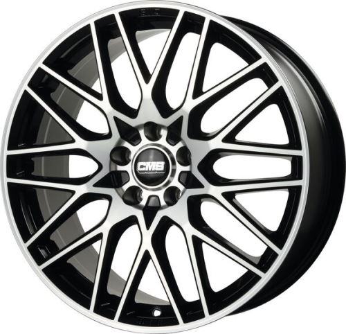 Alu disk CMS C25 7x17, 5x100, 57.1, ET40 Diamond Black Gloss