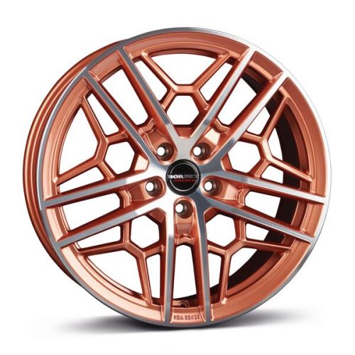 Alu disk Borbet GTY 8.5x19, 5x112, 72.5, ET45 copper polished glossy