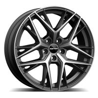Alu disk GMP Lunica 9x19, 5x110, 65.1, ET34 Matt Anthracite Diamond