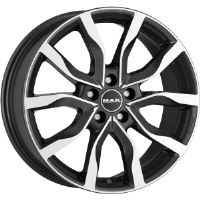 Alu disk MAK HIGHLANDS 9x18, 5x120, 72.6, ET48 BLACK MIRROR