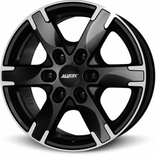 Alu disk ALUTEC Titan 7.5x17, 6x130, 84.1, ET55 diamant-schwarz frontpoliert