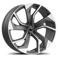 Alu disk GMP Rebel 8.5x19, 5x112, 66.5, ET45 Matt Anthracite Diamond