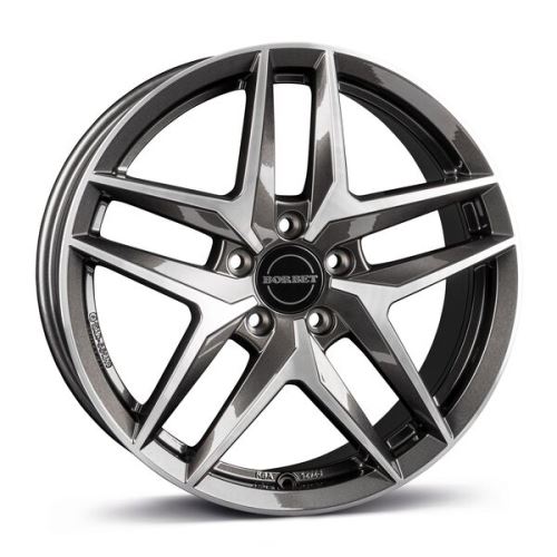 Alu disk Borbet Z 7.5x18, 5x112, 66.6, ET50 mistral anthracite glossy polished