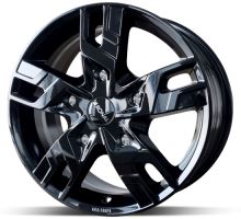 Alu disk Ronal R64 FullBlack 7x17 5x108 ET46 černý lesklý