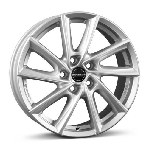 Alu disk Borbet VT 7.5x17, 5x115, 70.27, ET45 crystal silver