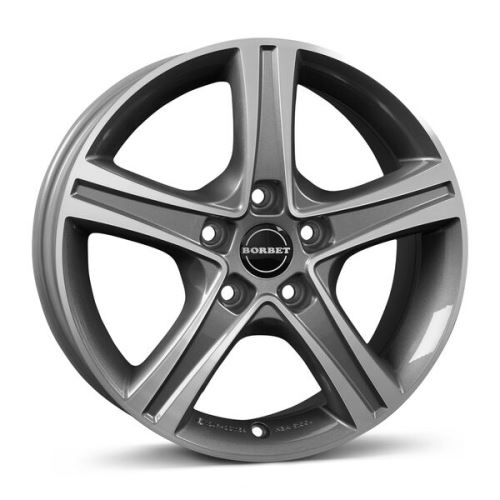 Alu disk Borbet CWD 6x16, 5x118, 71.1, ET68 black glossy polished