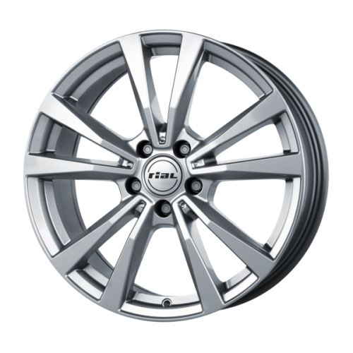 Alu disk RIAL M12 8x18, 5x112, 66.5, ET38 polar-silver