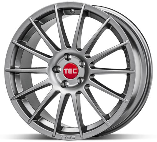 Alu disk TEC AS 2 Silver 7,5x17 5x100 ET38 grafitový strieborný