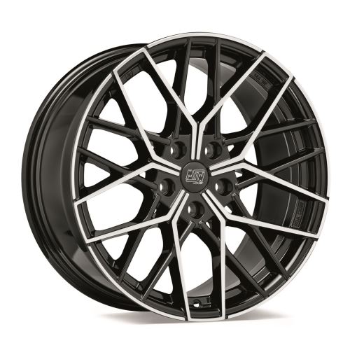 Alu disk MSW AVANTGARDE MSW 74 8.5x18, 5x112, 73, ET40 GLOSS BLACK FULL POLISHED