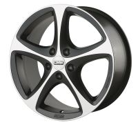 Alu disk CMS C12 8.5x18, 5x112, 66.5, ET35 Diamond Matt Black