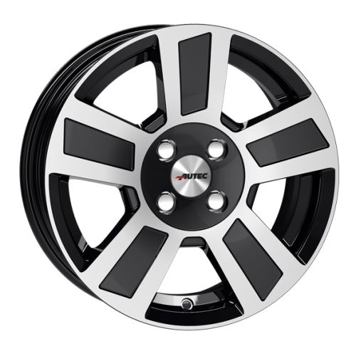 Alu disk AUTEC Tigris 6x15, 4x100, 66.6, ET30 Black polished