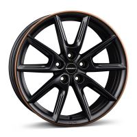 Alu disk Borbet LX19 8x19, 5x112, 66.5, ET44 black matt rim copper