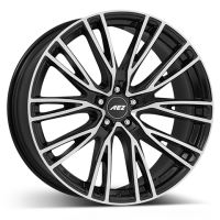 Alu disk AEZ Seattle dark 9.5x21, 5x112, 66.6, ET51 Black/polished