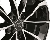 Alu disk MSW URBAN CROSS MSW 42 8x18, 5x114,3, 73, ET30 GLOSS BLACK (12)