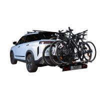 Nosič bicyklov na ťažné zariadenie Aguri Active Bike PRO 2 Silver sklopný + adaptér pre 3. kolo (5)
