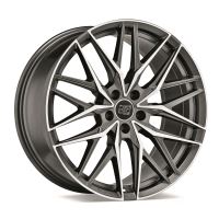 Alu disk MSW AVANTGARDE MSW 50 8x19, 5x112, 73, ET45 MATT GUN METAL FULL POLISHED (MGMFP)