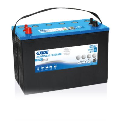 EXIDE Autobatérie DUAL AGM 12V 100Ah 720A, 900Wh, 330x173x240mm