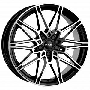 Alu disk MAK KOENIG-D 9x20, 5x112, 66.6, ET40 BLACK MIRROR