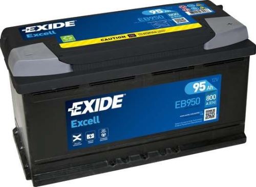 Autobaterie EXCEL 12V 95Ah 800A, 353x175x190mm
