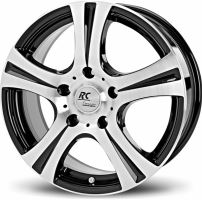 Alu disk Brock RC14 6.5x15, 5x110, 65.1, ET38 Schwarz Glanz Voll-Poliert (SGVP)
