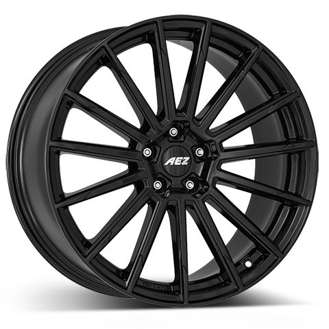 Alu disk AEZ Atlanta black 8.5x19, 5x108, 63.4, ET47