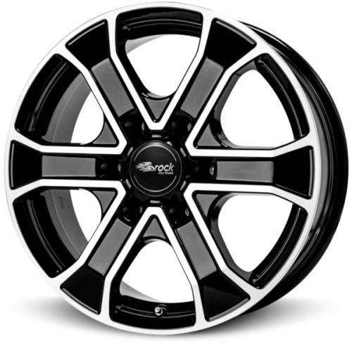 Alu disk Brock RC31 7x17, 6x139,7, 67.1, ET38 Schwarz Glanz Voll-Poliert (SGVP)
