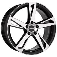 Alu disk CARMANI 16 Anton 7.5x17, 5x120, 72.6, ET43 black polish