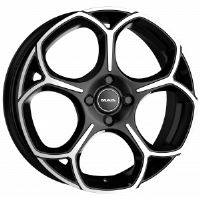 Alu disk MAK MONZA 7x17, 5x110, 65.1, ET35 BLACK MIRROR