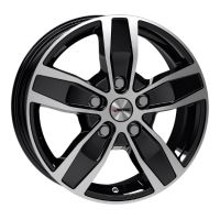 Alu disk AUTEC Quantro 6.5x16, 5x114,3, 66.1, ET44 Black polished