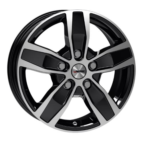 Alu disk AUTEC Quantro 6.5x16, 5x130, 89, ET66 Black polished
