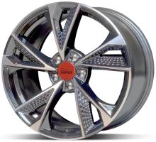 Alu disk MAM RS6 PFP 8,5x19 5x108 ET45 titánový leštený