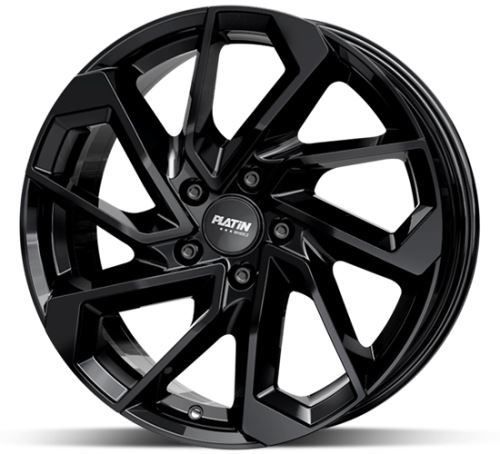 Alu disk Platin P120 FullBlack 7x17 5x112 ET38 čierny lesklý