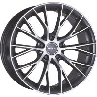 Alu disk MAK MUNCHEN 8x18, 5x120, 72.6, ET38 GUN MET-MIRROR FACE