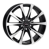 Alu disk AUTEC Brixen 6.5x16, 5x114,3, 66.1, ET32 Black polished