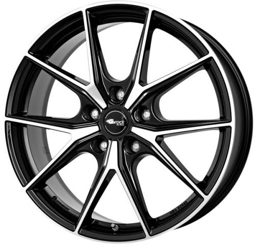 Alu disk Brock B40 9x20, 5x120, 65.1, ET45 Schwarz Glanz Voll-Poliert (SGVP)