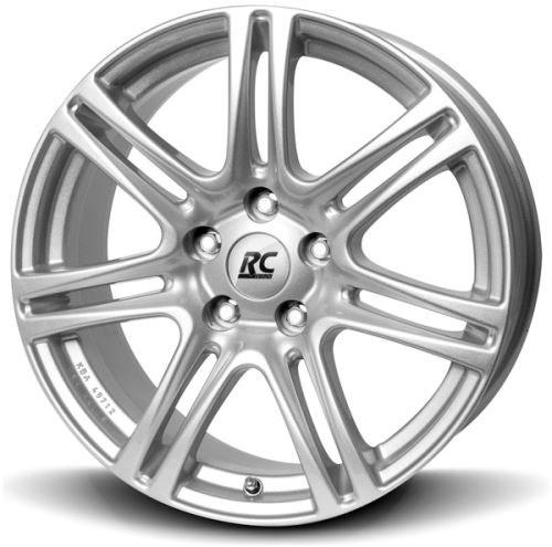 Alu disk Brock RC28 7.5x17, 4x100, 63.4, ET35 Kristallsilber (KS)