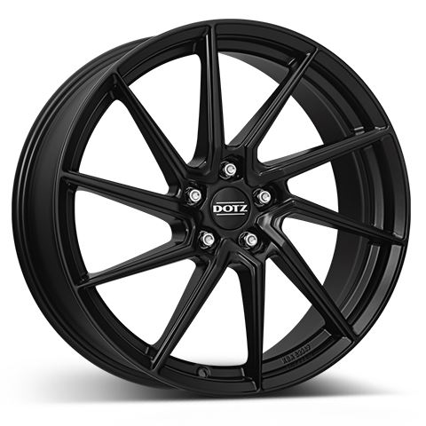 Alu disk DOTZ Spa black 7.5x17, 5x114,3, 71.6, ET38 Black matt